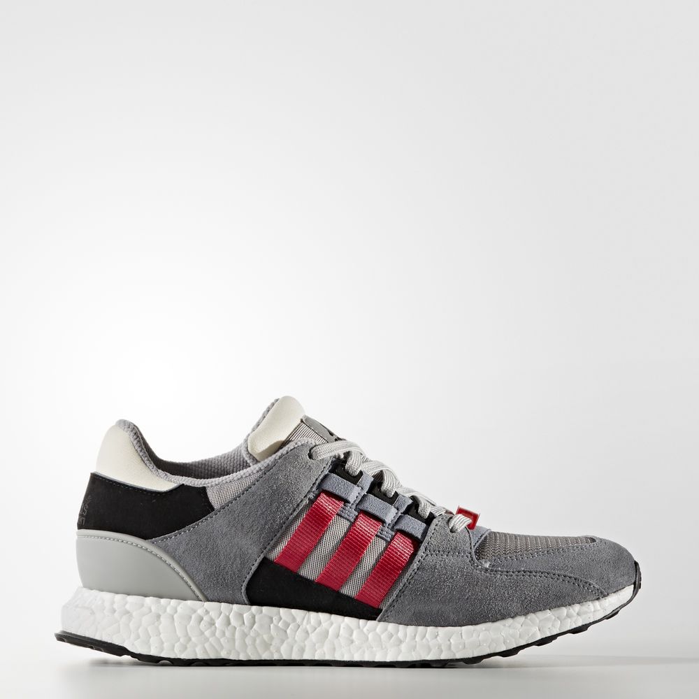 Adidas Eqt Support 93/16 - Originals γυναικεια - Γκρι/Κοκκινα/Γκρι,Μέγεθος: EU 36 – 54 2/3 (826LDOJY